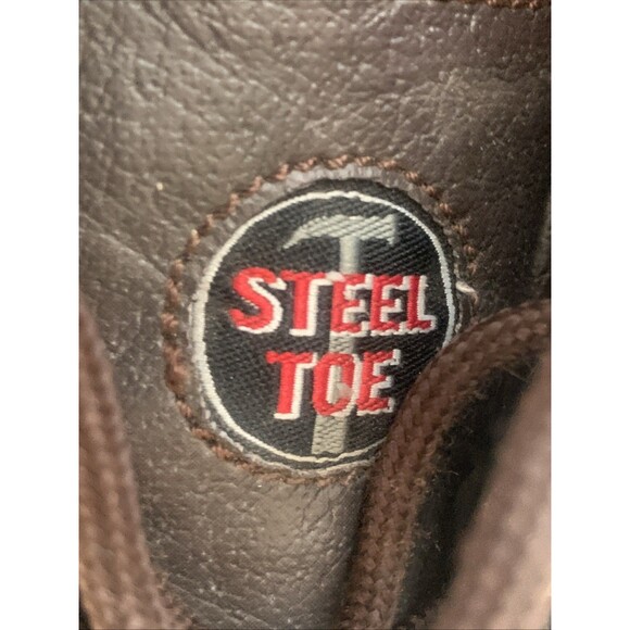 Skechers Work Men's Burgin-Tarlac Industrial Work Boots Steel Toe Size 7 Brown - Picture 12 of 14